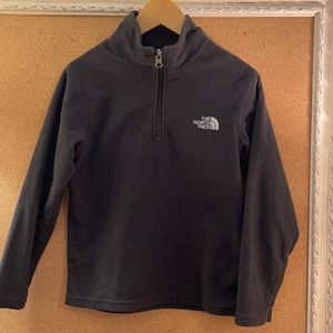 Boys Small The North Face 1/4 zip fleece pullover